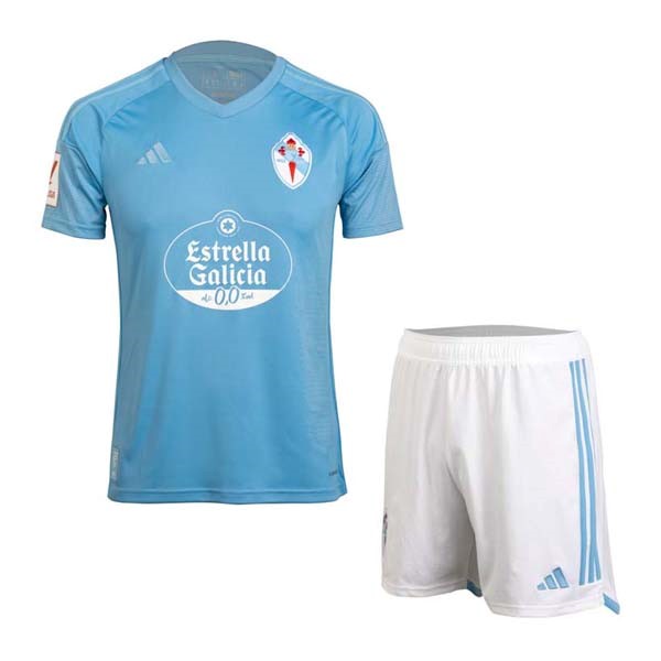 Camiseta Celta De Vigo Replica Primera Ropa Niño 2023/24